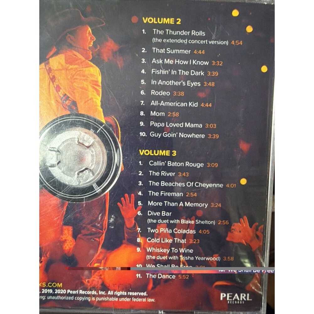 Garth Brooks Triple Live Deluxe (3-cd set) - New & Sealed, Pearl Records - Picture 3 of 4